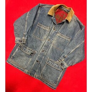 Banana Republic Adventure Outfitters Denim Chore Southwestern Print Lined Size M